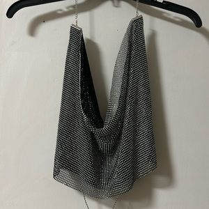 amazon rhinestone sparkle top